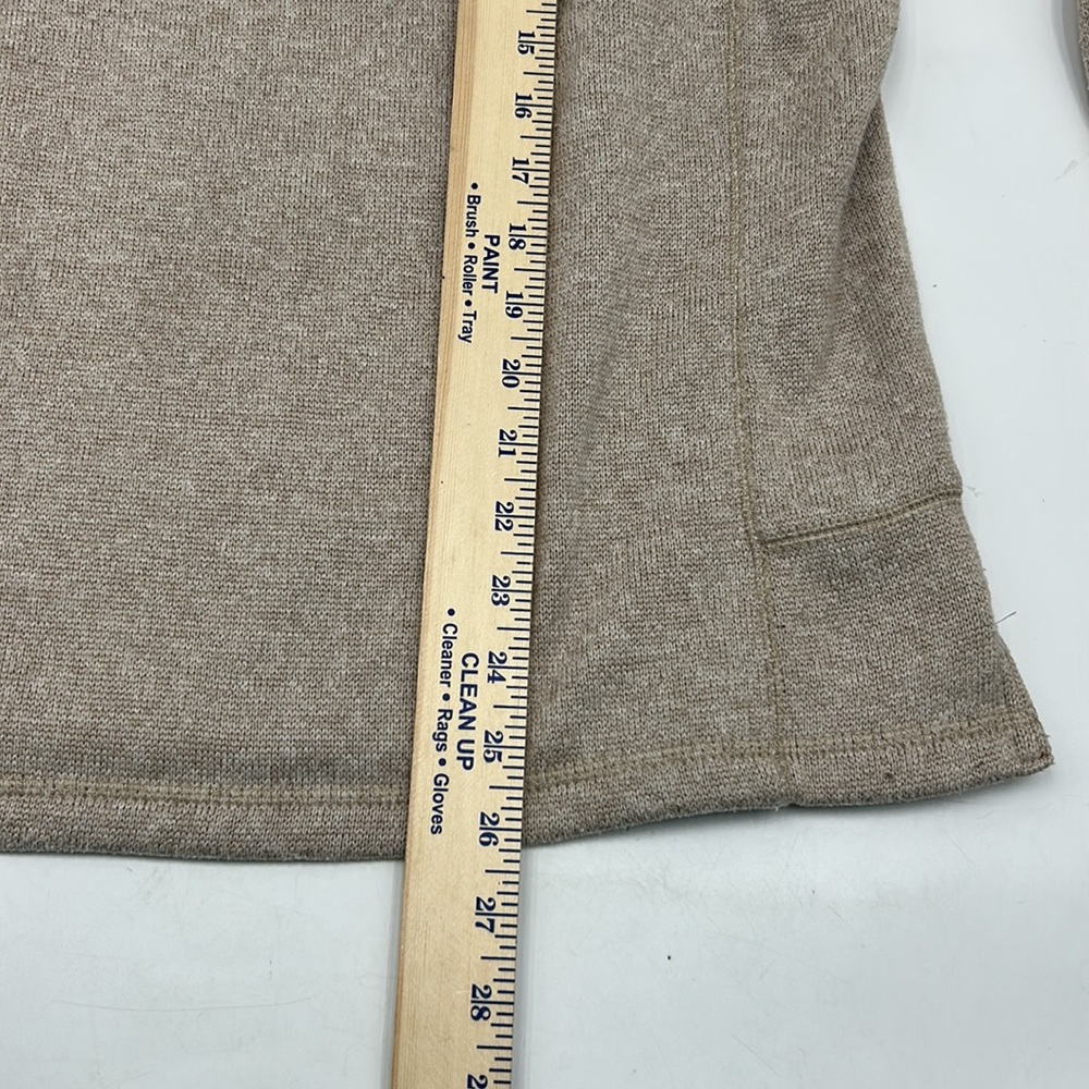 Woolrich 1/4 Snap Button Mens Size Medium Tan Swe… - image 5